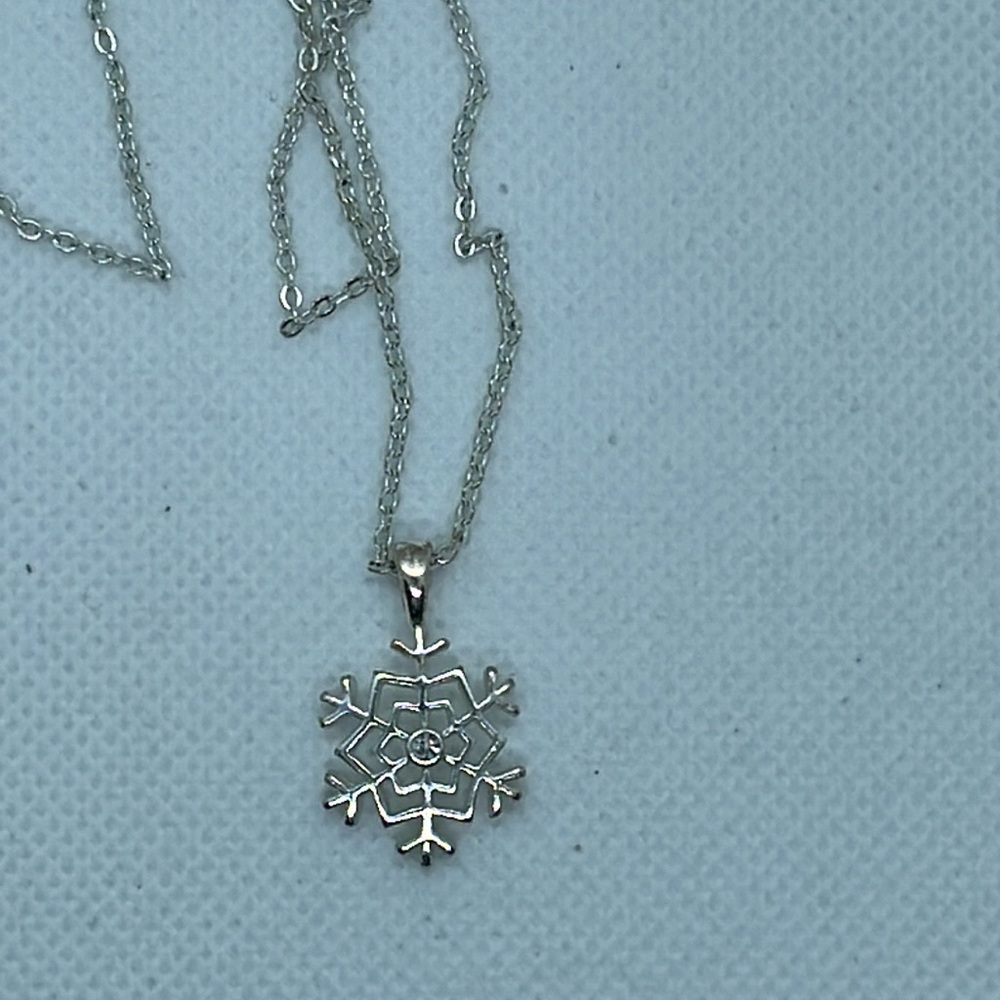Snowflake Necklace - Picture 4 of 5